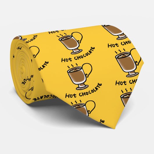 Cravate Chocolat chaud (Roulé)