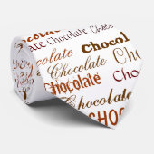 Cravate Chocolat, chocolat, chocolat, chocolat, Cho… (Roulé)