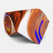 Cravate Chocolat et crème (Roulé)