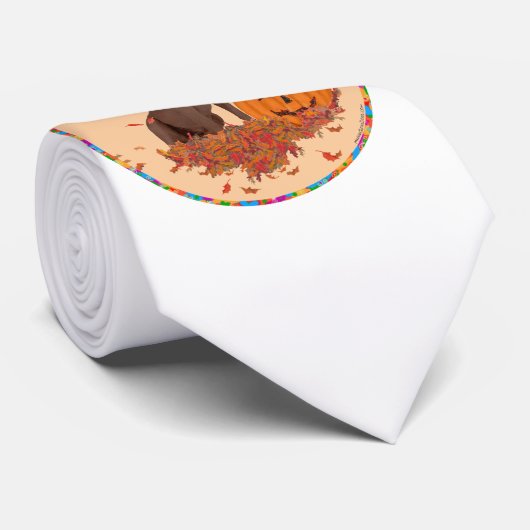 Cravate Chocolat Labrador Retriever Boo! (Roulé)