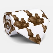 Cravate Chocolat lapins de Pâques (Roulé)