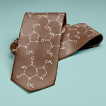 Cravate Chocolat Molecule Chimie<br><div class="desc">Élevez votre style avec notre Cravate de Chocolat Molecule Chemistry - l'accessoire parfait pour les passionnés de science ! Cette cravate de bon goût présente la structure moléculaire de la gâterie préférée de tous, le chocolat. Que vous soyez chimiste, chocolatier ou que vous ayez simplement une dent sucrée, cette cravate...</div>