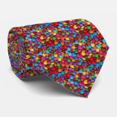 Cravate Chocolate candy rainbow color (Roulé)