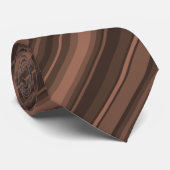 Cravate Chocolate stripes (Roulé)