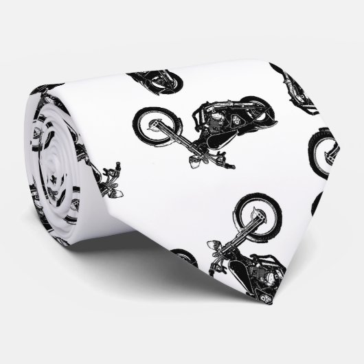 Cravate Chopper Mania pour imprimer Motif (Roulé)