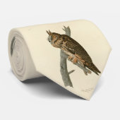 Cravate Chouette à oreilles des oiseaux d'Amérique d'Audub (Roulé)