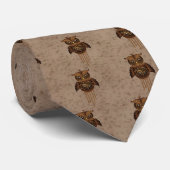 Cravate Chouette à vapeur style Vintage (Roulé)