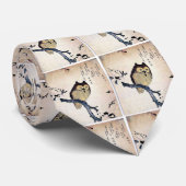 Cravate Chouette asiatique (Roulé)