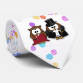 Cravate chouette de la nouvelle année (Roulé)