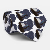 Cravate chouette de noël effrayant (Roulé)