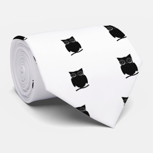 Cravate Chouette d'Inkblot (Roulé)
