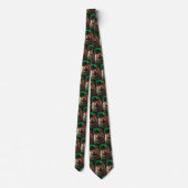 Cravate Chow Chow Dog en tenue de la Saint Patrick (Dos)