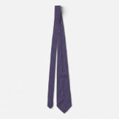 Cravate Chrétien classique Ichthys Jesus Fish Navy violet (Dos)