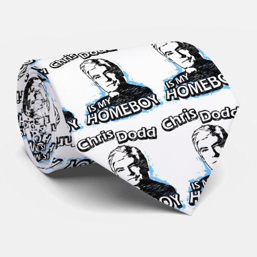 Cravate Chris Dodd est mon homeboy (Roulé)