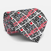 Cravate Christian Bible Verse John 3:16 Custom Necktie (Roulé)