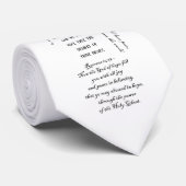 Cravate Christian Bible Verses KJV Custom Necktie (Roulé)