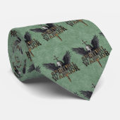 Cravate Christian Spiritual Warrior Custom Necktie (Roulé)