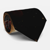 Cravate Christmas Bulbs Neck Tie AI Used (Roulé)