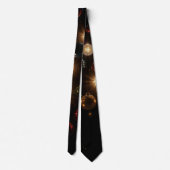 Cravate Christmas Bulbs Neck Tie AI Used (Dos)