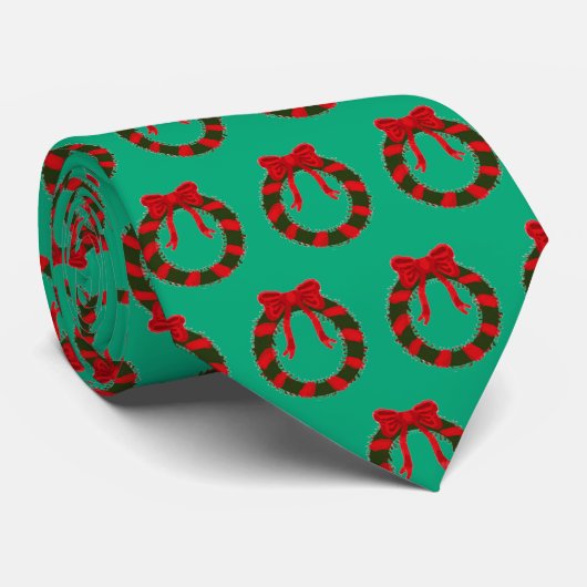 Cravate christmas crowns (Roulé)