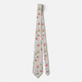Cravate Christmas Elements Angels Birdies (Devant)