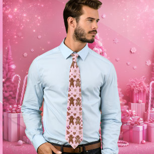 Cravate Christmas Gingerpain homme gingpain femme arbre
