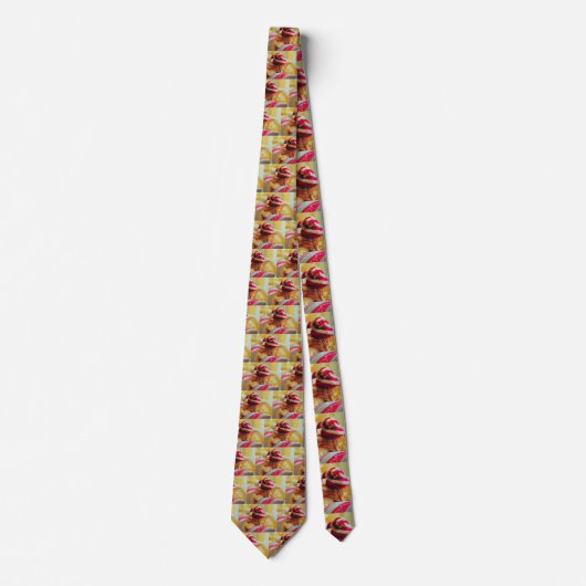 Cravate Christmas Kitten (Devant)