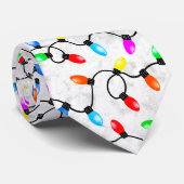 Cravate Christmas Lights In The Snow (Roulé)