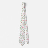 Cravate Christmas Mixed Botanical Pattern Neck Tie (Devant)