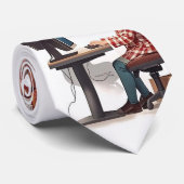 Cravate Christmas Over The Years - Men's Custom Necktie (Roulé)