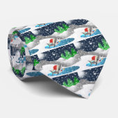Cravate Christmas Shark (Roulé)