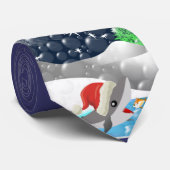 Cravate Christmas Shark (Roulé)