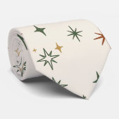 Cravate Christmas Stars & Sparkles Pattern (Roulé)