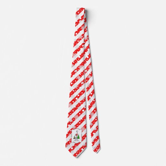 Cravate Christmas Tree 2 Greyhound (brindle white) Dog Fun (Devant)