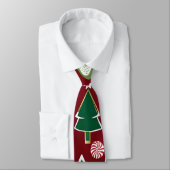 Cravate christmas tree candy ornaments tie (Attaché)