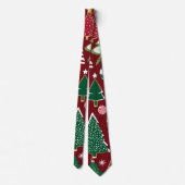 Cravate christmas tree candy ornaments tie (Dos)