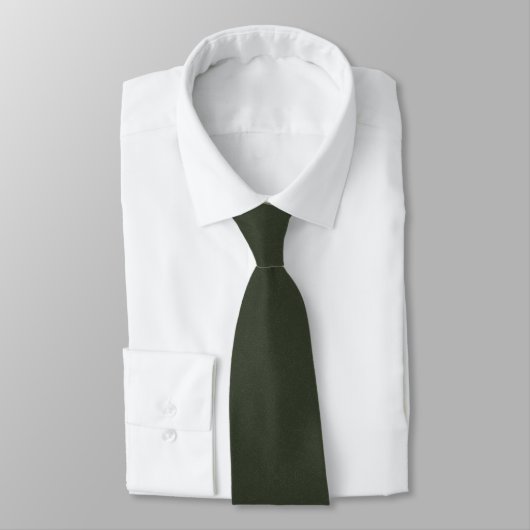 Cravate Chroma Textura - Écharpe unie couleur pin (Attaché)