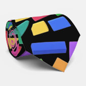 Cravate Chromatic Geometry (Roulé)