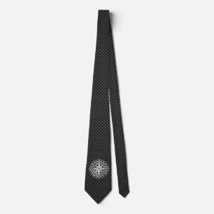Cravate Chrome comme Nautical Star sur Carbon Fibres impre