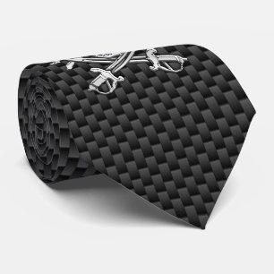 Cravate Chrome comme Pirate sur Carbon Fiber style impress