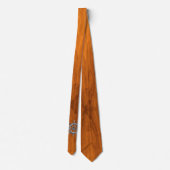 Cravate Chrome comme Roue sur Teak Veneer style imprimé (Dos)