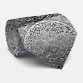 Cravate Chrome regardant la conception de yang de yin (Roulé)