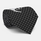 Cravate Chrome Running Deer sur l'impression de fibre de c (Roulé)