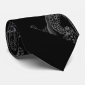 Cravate Chrome Style Leo Zodiac Connexion Hevelius (Roulé)