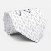 Cravate Chrome sur Knit blanc sensibilisation au ruban Imp (Roulé)