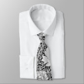 Cravate Chrysanthemum Gray, William Morris (Attaché)