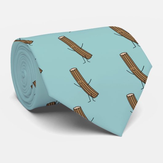 Cravate Churro vous aime ! (Roulé)