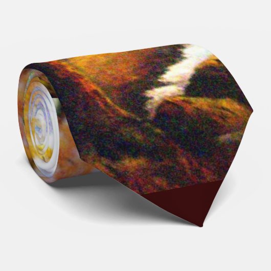 Cravate Chute dans la forêt II (Roulé)