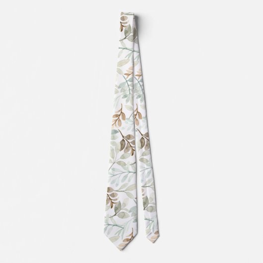 Cravate Chute des feuilles (Devant)