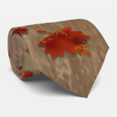 Cravate Chute du Motif Vintage Feuille (Roulé)